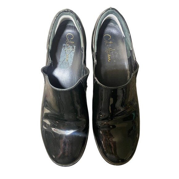 COLE HAAN x NikeAir Waterproof Patent Leather Clogs Women's Sz. 8.5B - Picture 7 of 9